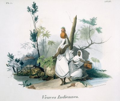 Veuves indiennes, 1827-35 - M.E. Burnouf